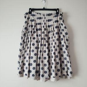 Peserico Polka Fot Midi Skirt